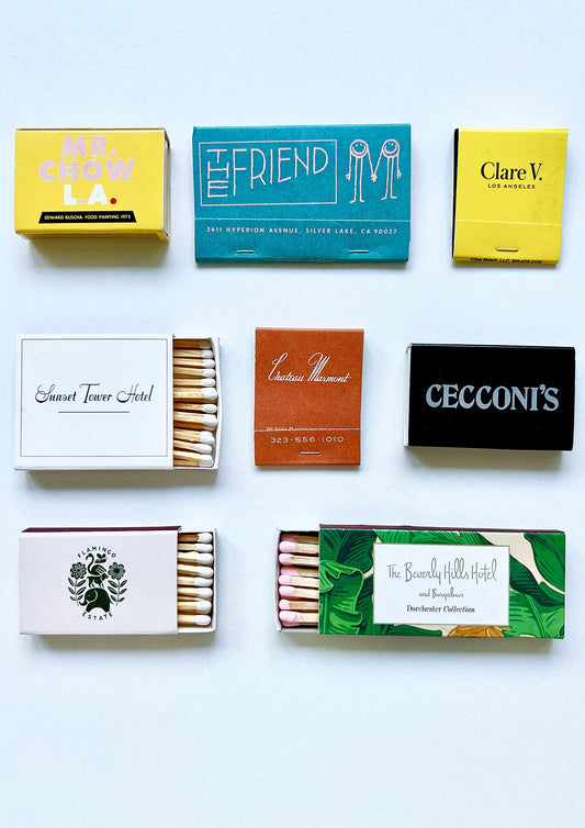 Los Angeles matchbook print