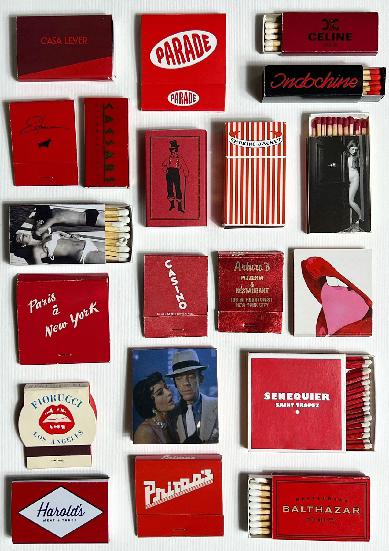 Nouvelle Vague matchbook print