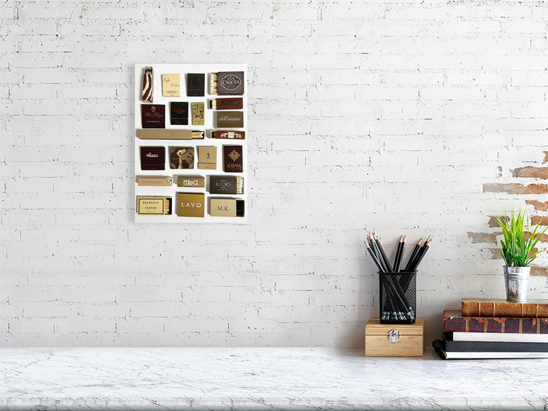 Black matchbook print A4