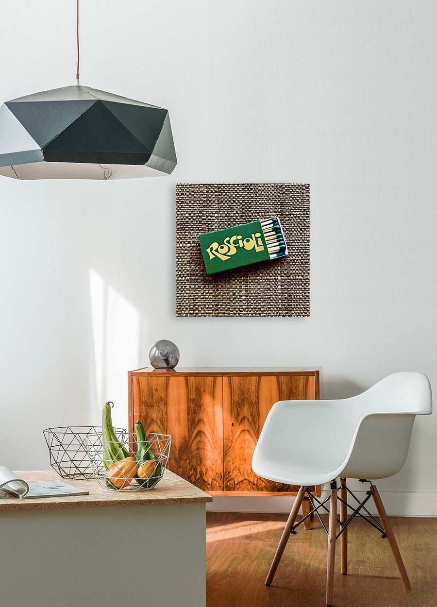 Roscioli matchbook print home decor