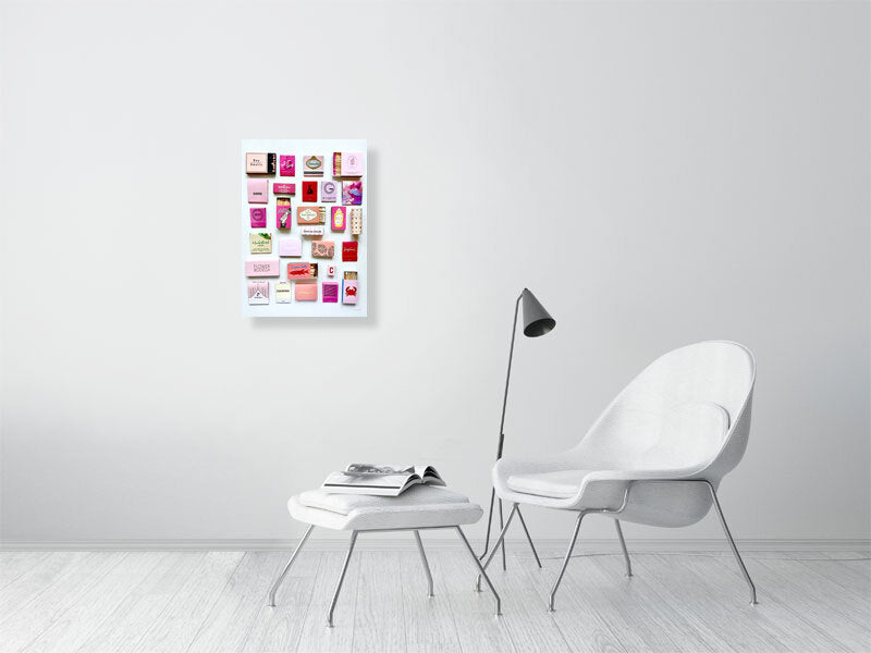 Pink matchbook print A2