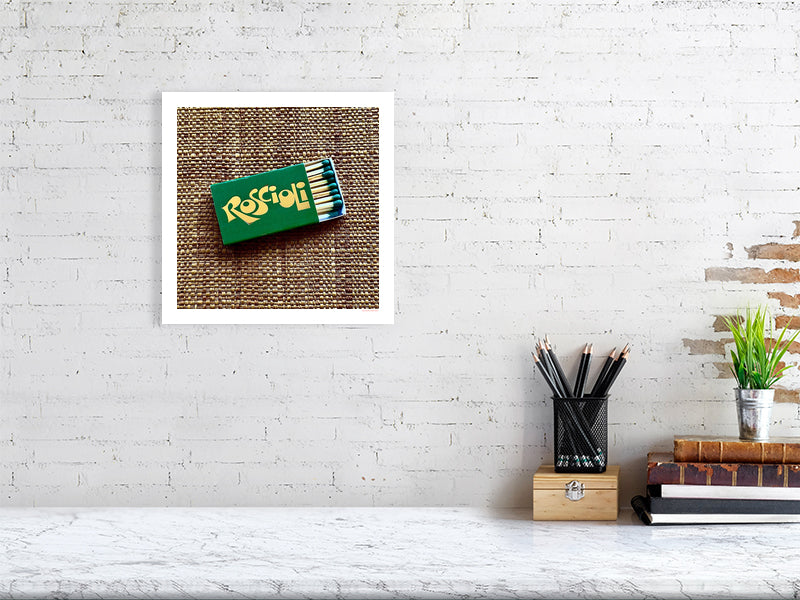 Roscioli matchbook print custom size