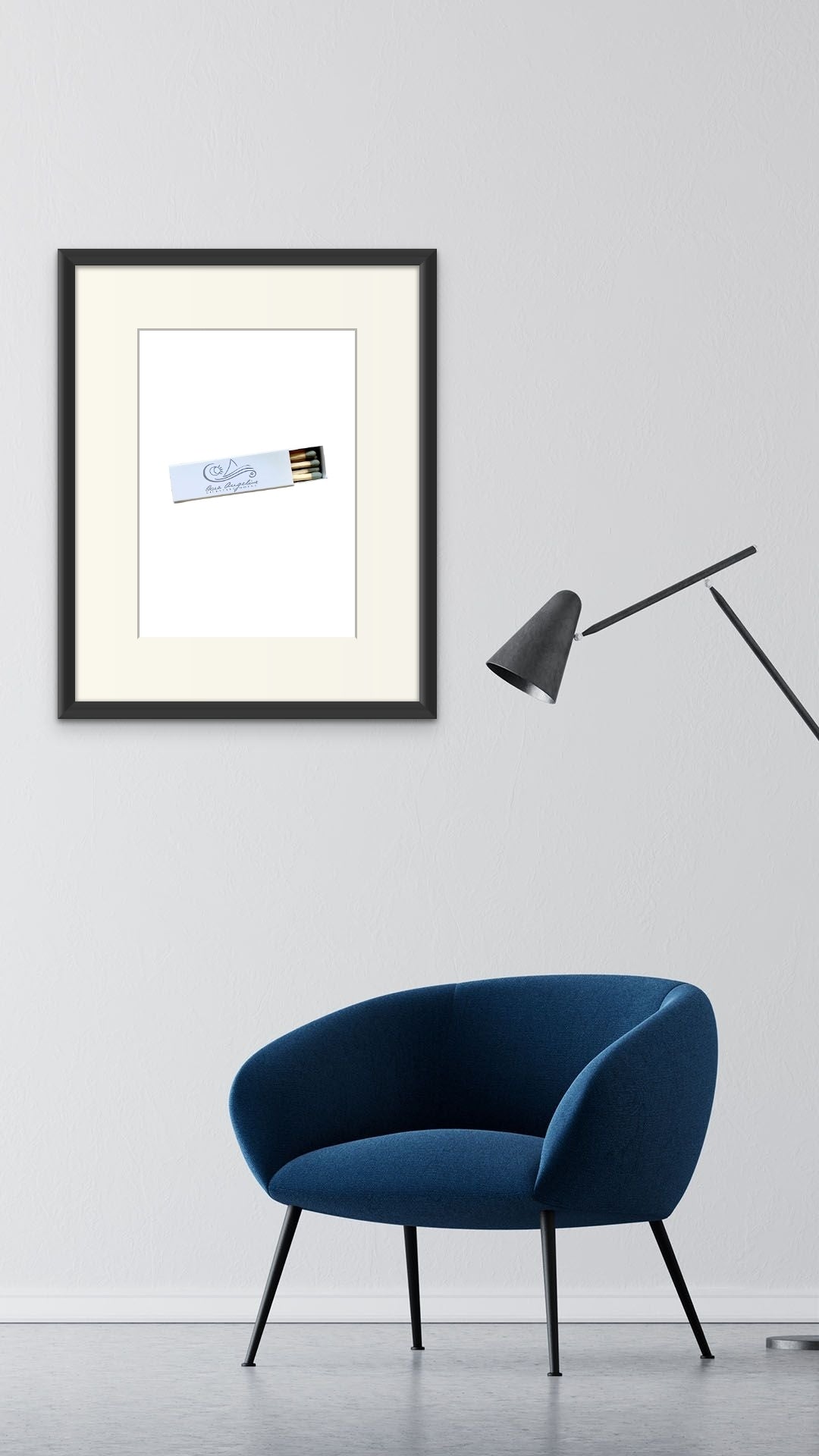 MATCHBOOK PRINT - CASA ANGELINA WHITE