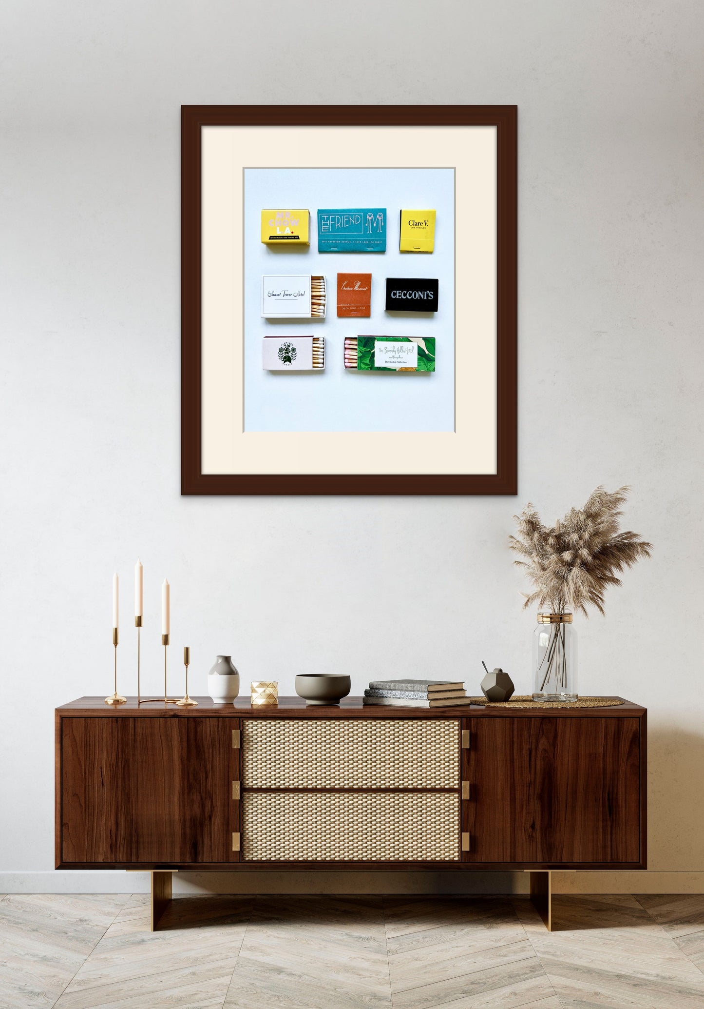 MATCHBOOK PRINT - LOS ANGELES