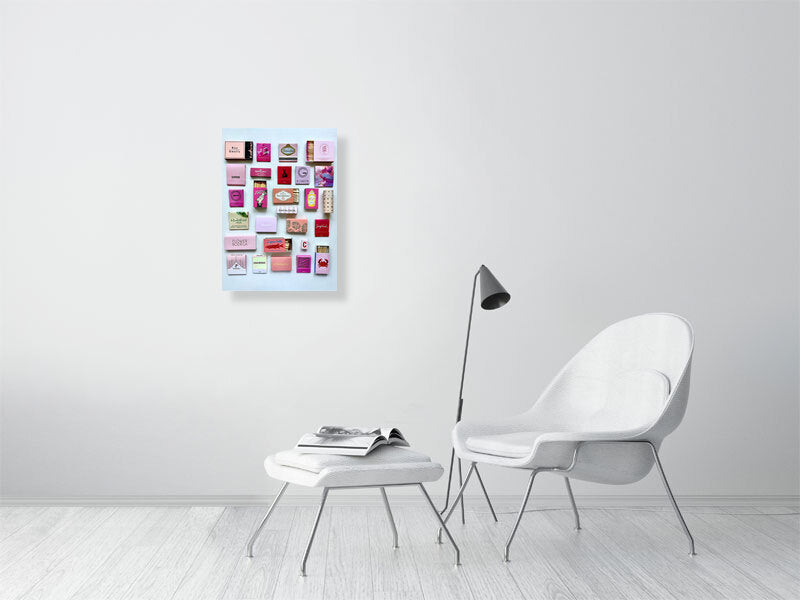 Pink matchbook print A2