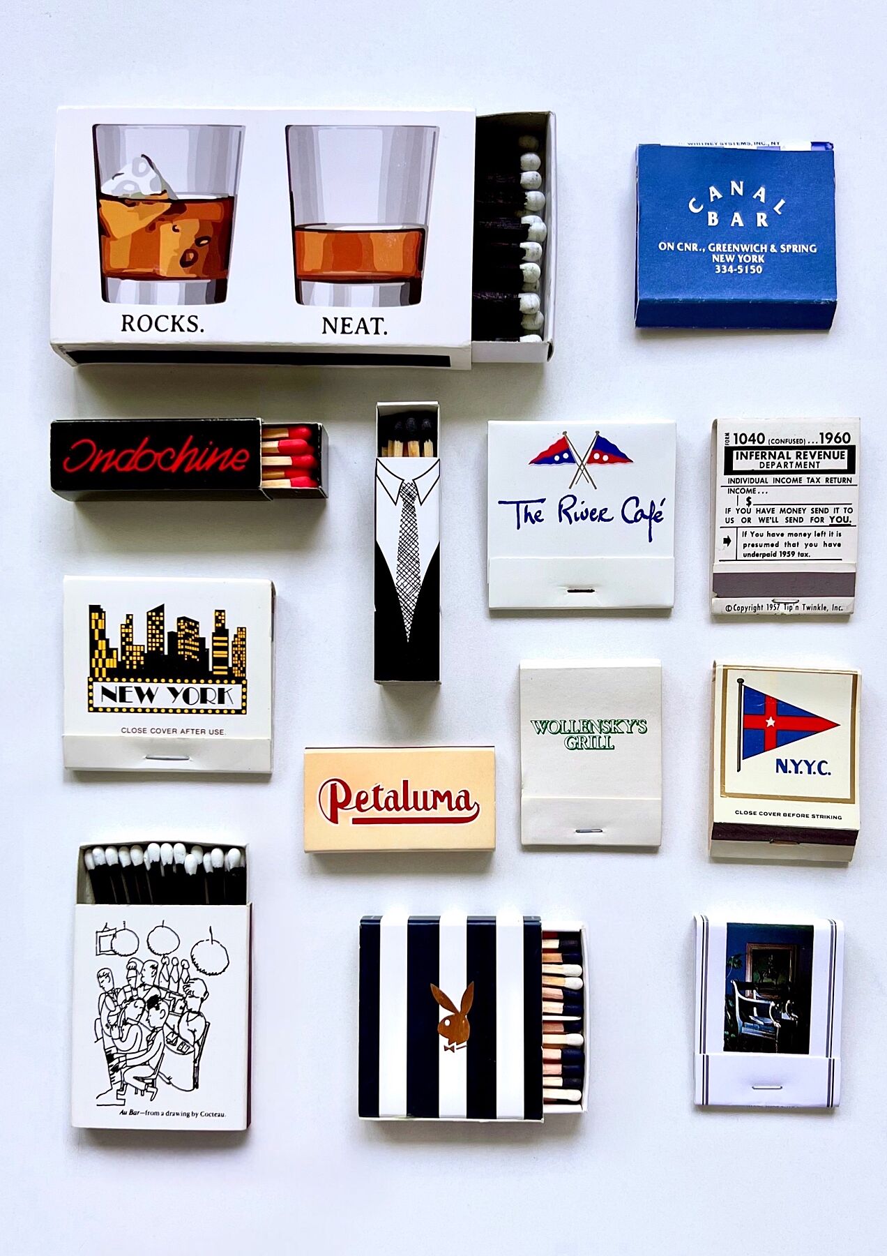 American Psycho matchbook print