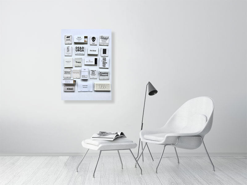 White matchbook print A1